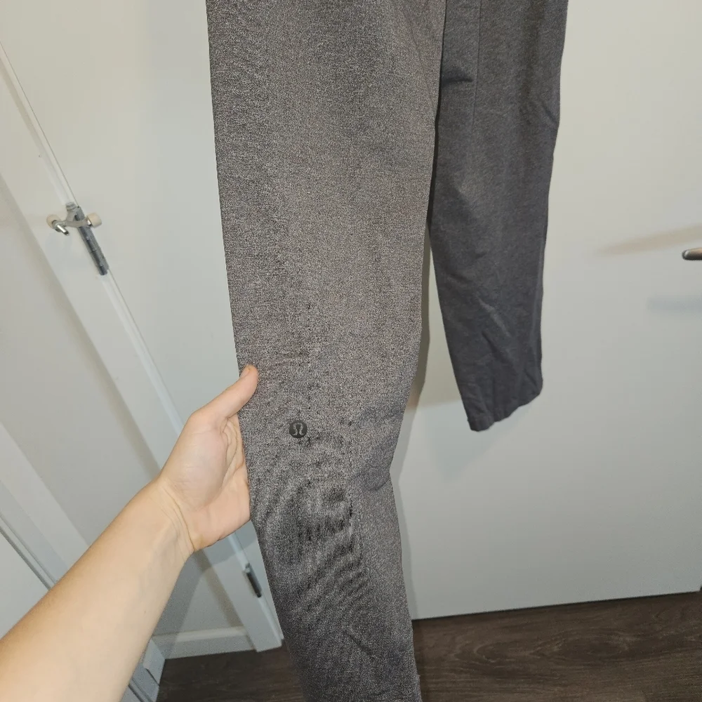 Lululemon Pants Size 4 On The Fly Full Length Solid Gray Womens - Picture 3 of 6